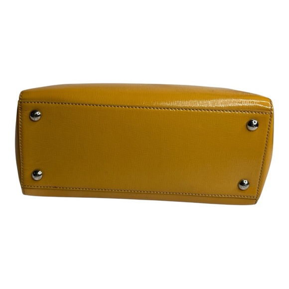 Fendi Yellow Leather 2Jours 2way Crossbody Tote Bag 920FF51 - Picture 7 of 16